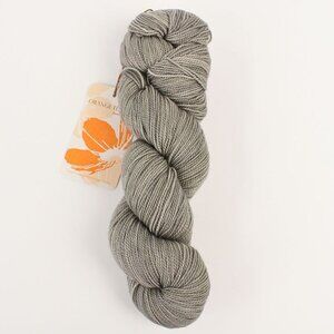 Orange Flower Twist Sock Yarn 100% Superwash Merino 400 Yards 100g Skein Mercury